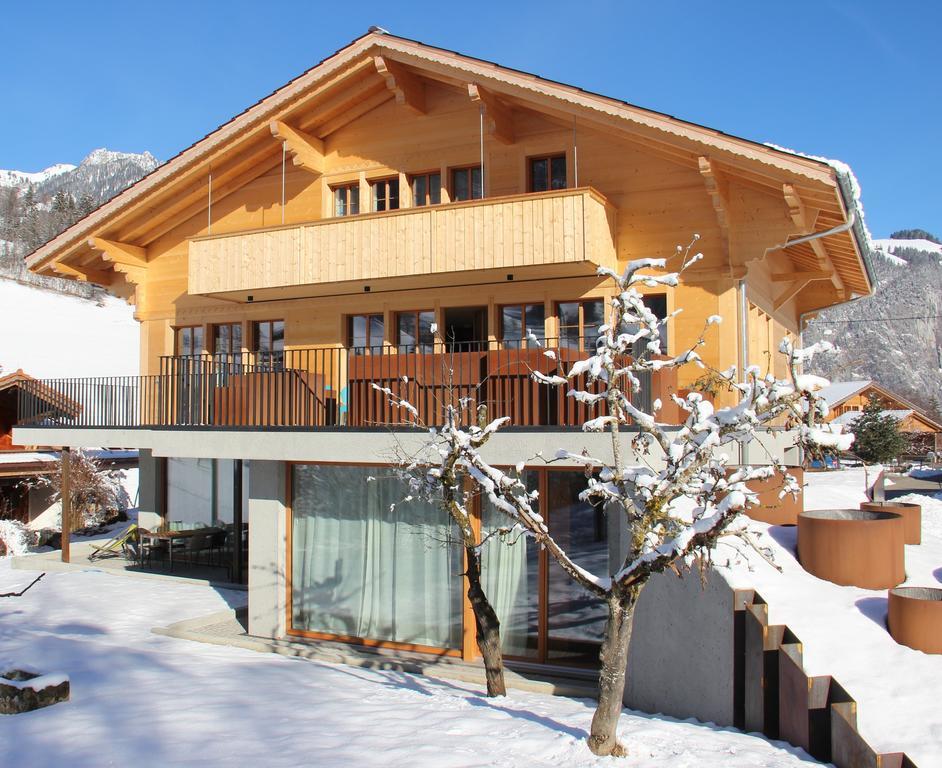 Chalet Park Apartment Mit Sauna Hamam Diemtigen Экстерьер фото